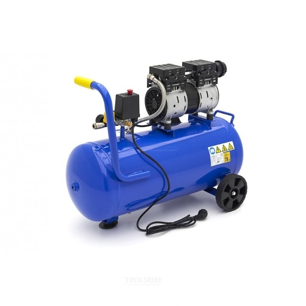 Ultra tichý - SILENT, bezolejový, vzduchový kompresor s tlumením, 8 barů, 50 l, 59 dB, 0,7 kW, 106 l/min., 230V, MICHELIN MX 50-1